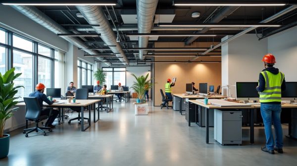 Rénover ses locaux sans arrêter l'activité : la méthode des chantiers en site occupé